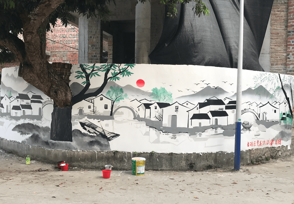新农村彩绘文化墙欣赏（一）